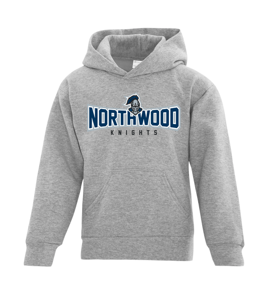 Northwood Knights Youth Cotton Pull Over Hooded Sweatshirt with Printed Logo