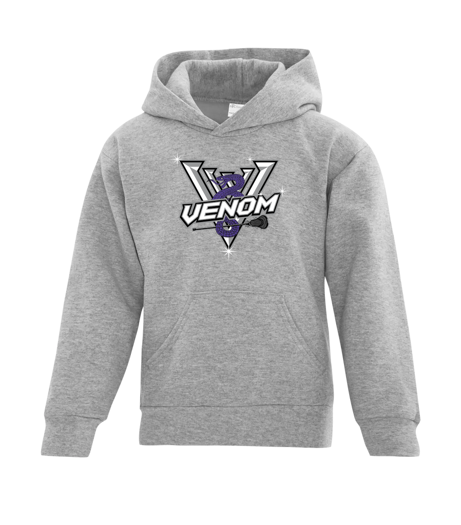 Venom WMSL Youth Cotton Pull Over Hooded Sweatshirt with Printed Logo