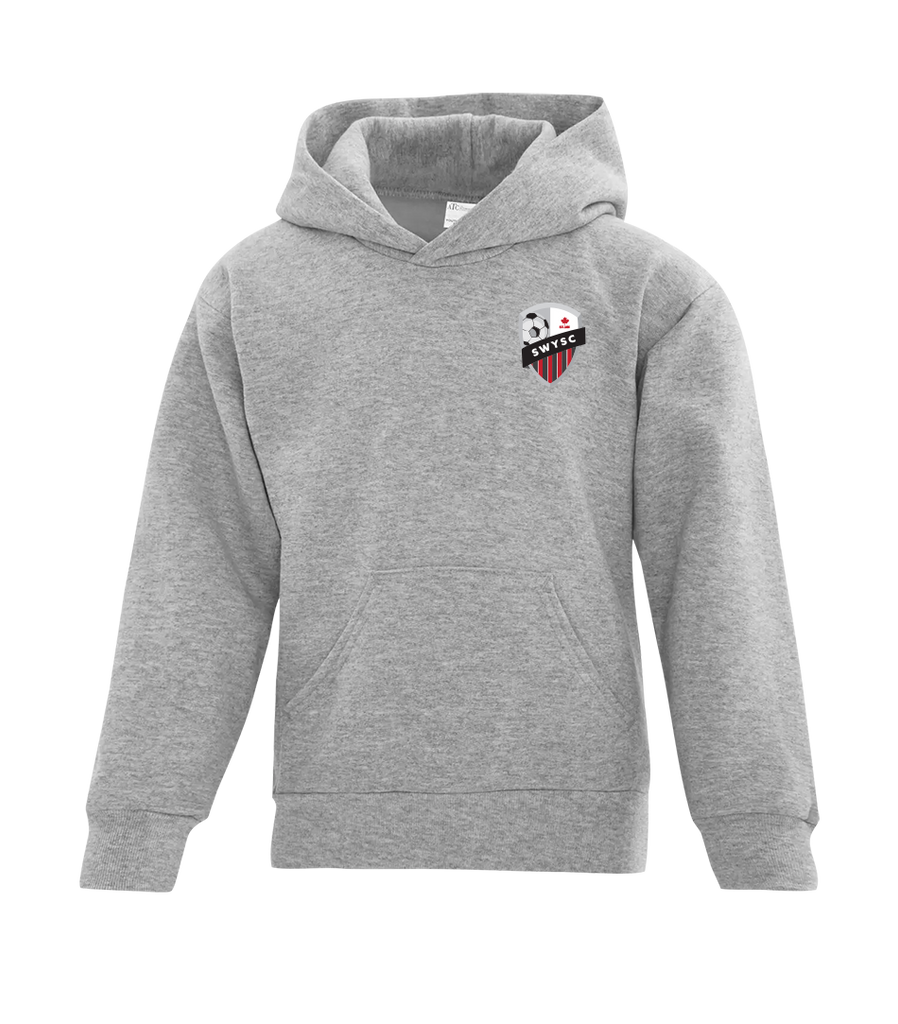 SWYSC Youth Cotton Pull Over Hooded Sweatshirt with Printed Logo