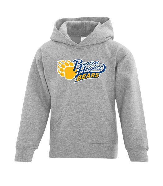 Beacon Heights Youth Cotton Pull Over Hooded Sweatshirt with Printed Logo