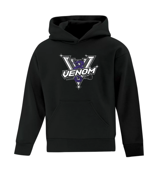 Venom WMSL Youth Cotton Pull Over Hooded Sweatshirt with Printed Logo