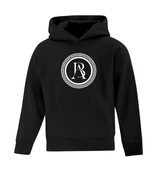 Branton Academy Youth Cotton Pull Over Hooded Sweatshirt with Printed Logo