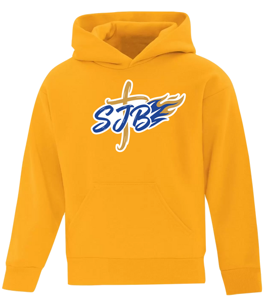 St. John the Baptist Youth Cotton Pull Over Hooded Sweatshirt with Printed Logo