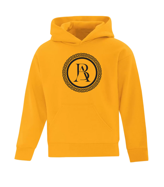 Branton Academy Youth Cotton Pull Over Hooded Sweatshirt with Printed Logo