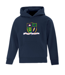 Ste. Cécile Youth Cotton Pull Over Hooded Sweatshirt with Printed Logo