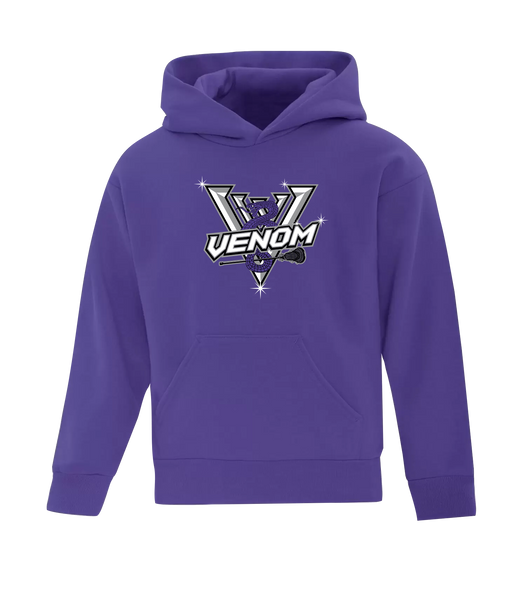 Venom WMSL Youth Cotton Pull Over Hooded Sweatshirt with Printed Logo