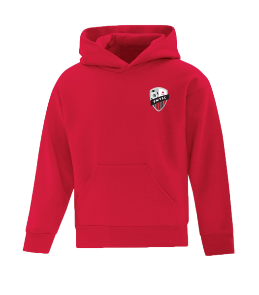 SWYSC Youth Cotton Pull Over Hooded Sweatshirt with Printed Logo