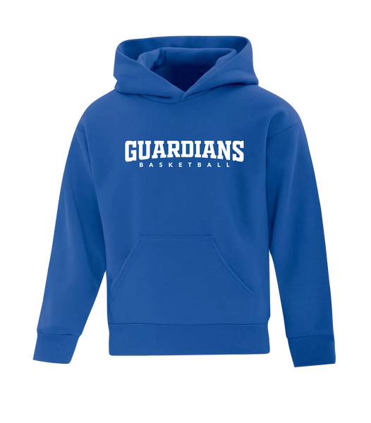 Guardians Basketball Youth Cotton Pull Over Hooded Sweatshirt with Printed Logo