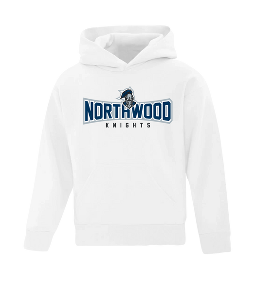 Northwood Knights Youth Cotton Pull Over Hooded Sweatshirt with Printed Logo