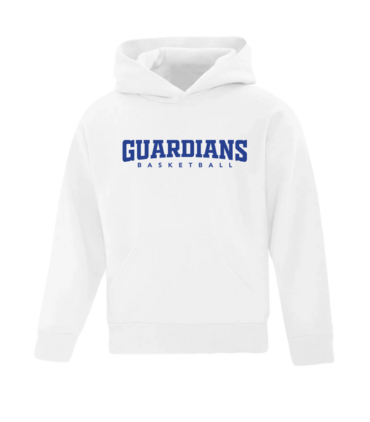 Guardians Basketball Youth Cotton Pull Over Hooded Sweatshirt with Printed Logo