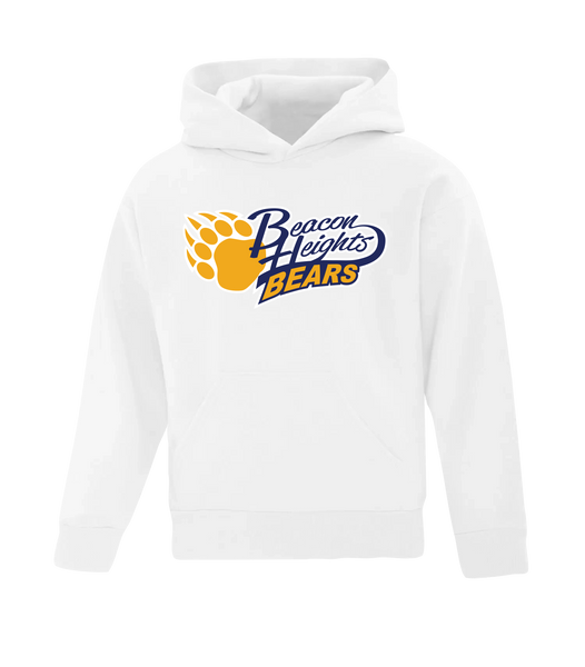 Beacon Heights Youth Cotton Pull Over Hooded Sweatshirt with Printed Logo