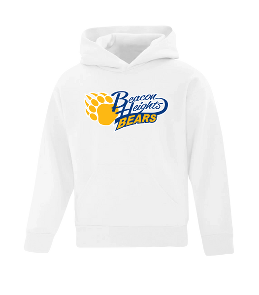 Beacon Heights Youth Cotton Pull Over Hooded Sweatshirt with Printed Logo