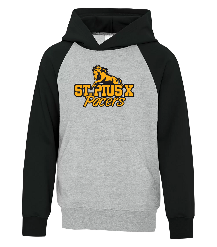 Pacers Youth Fleece Two Tone Hoodie with Printed Logo