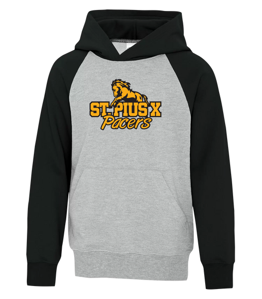 Pacers Youth Fleece Two Tone Hoodie with Printed Logo