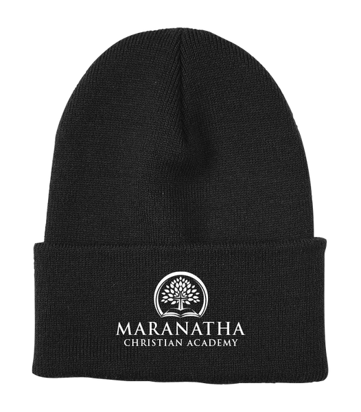 Maranatha Christian Academy Knit Toque Cap with Embroidered Logo
