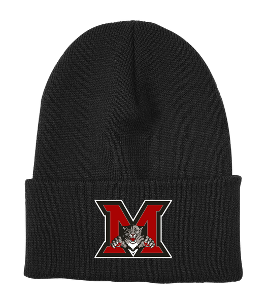 Maranatha Panthers Knit Toque Cap with Embroidered Logo