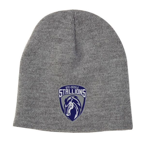Ste. Cécile Stallions Knit Skull Cap with Embroidered Logo