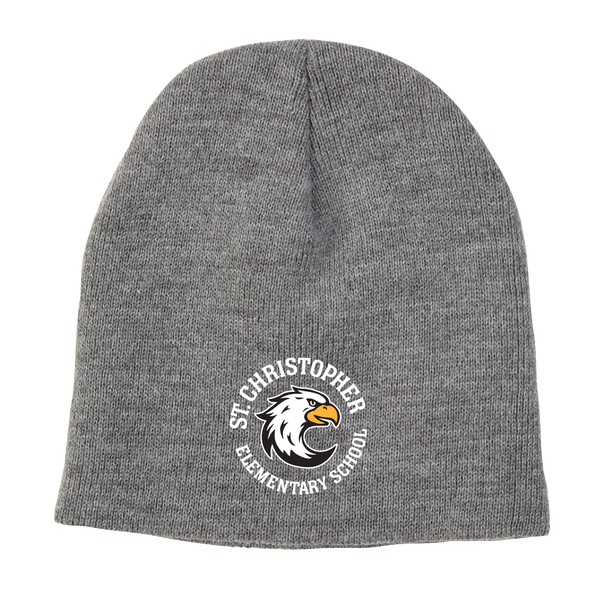 St. Christopher Knit Skull Cap ONE SIZE