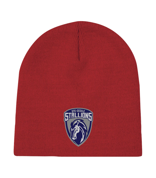 Ste. Cécile Stallions Knit Skull Cap with Embroidered Logo