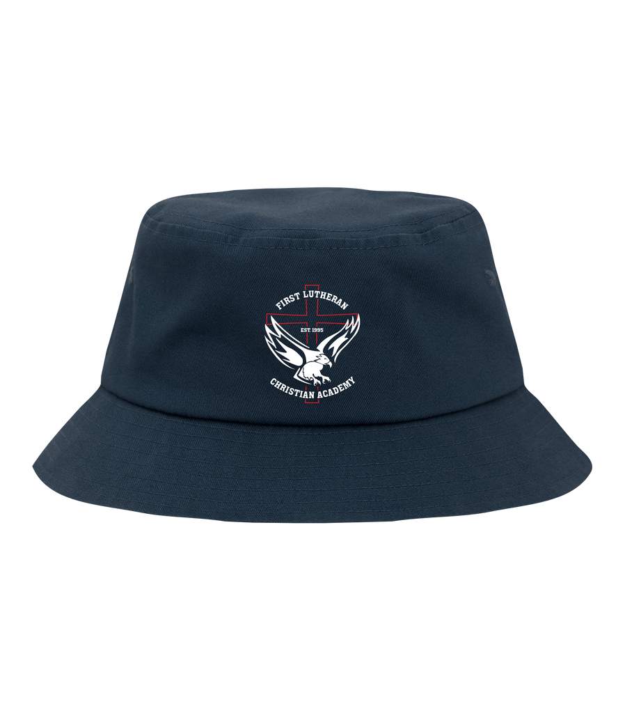 First Lutheran Cotton Twill Bucket with Embroidered Logo