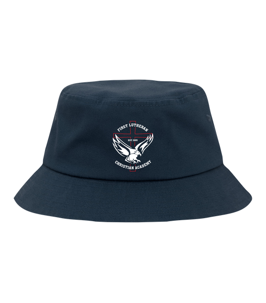 First Lutheran Cotton Twill Bucket with Embroidered Logo