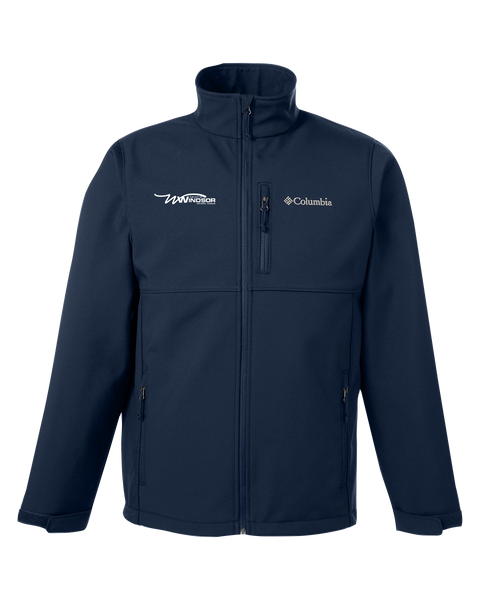 City of Windsor Columbia Mens Soft Shell Jacket with Right Chest Embroidered Logo