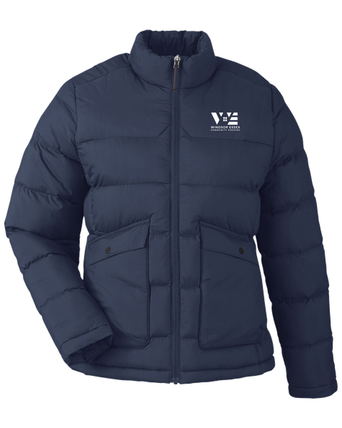 Windsor Essex Community Housing Ladies Inspire Puffer Jacket with Left Chest Embroidered Logo