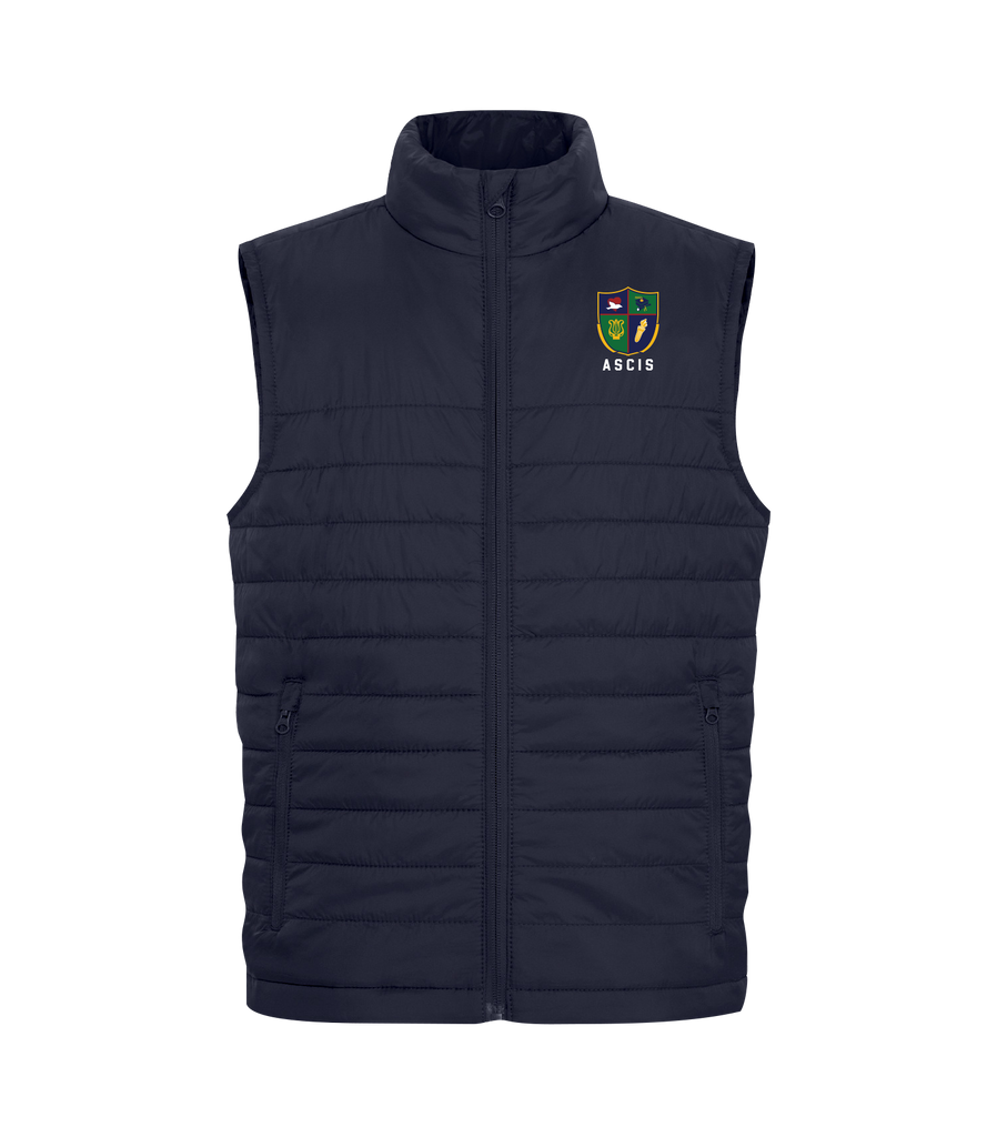 Ste. Cécile Adult Puffy Vest with Embroidered Logo