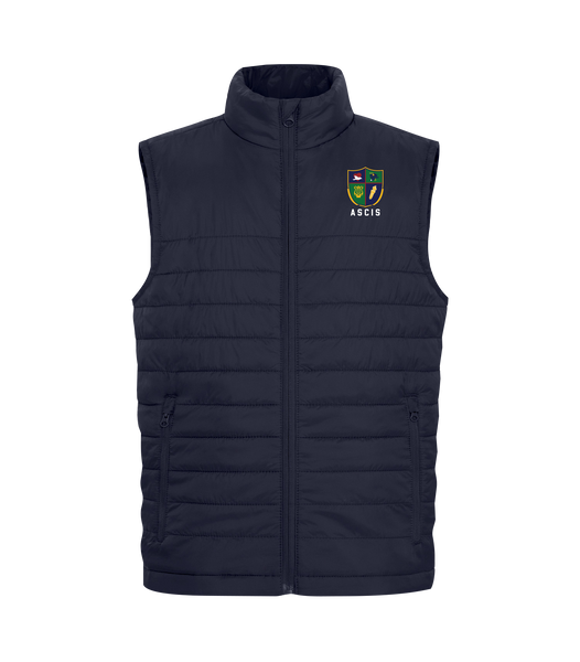 Ste. Cécile Adult Puffy Vest with Embroidered Logo