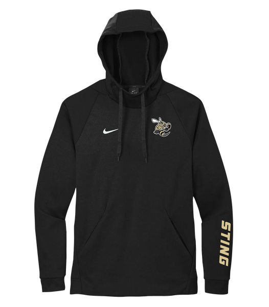 Sting Adult Nike® Fleece Pullover Hoodie With Embroidered Logo with Sting Sleeve Logo