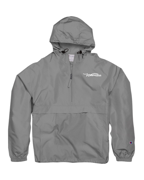 City of Windsor Adult Champion Packable Anorak Quarter-Zip Jacket with Left Chest Embroidered Logo