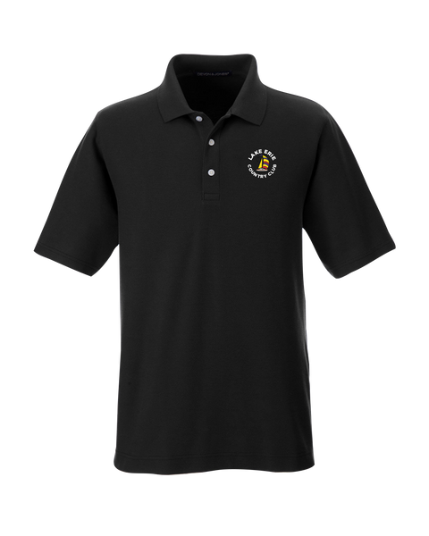 Lake Erie Country Club Adult Performance Polo with Embroidered Left Chest