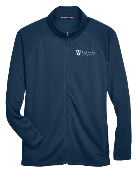 U of W Engineering Mens' Stretch Tech-Shell Devon & Jones Compass Full-Zip with Embroidered Logo
