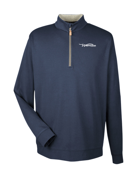 City of Windsor Mens' Performance Quarter-Zip with Printed Logo