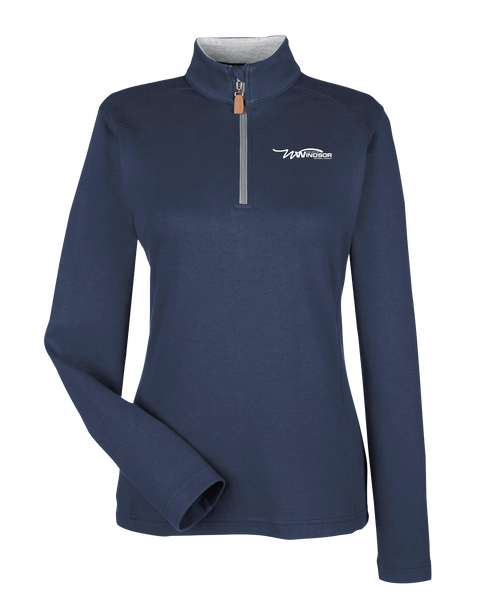 City of Windsor Ladies' Performance Quarter-Zip with Printed Logo