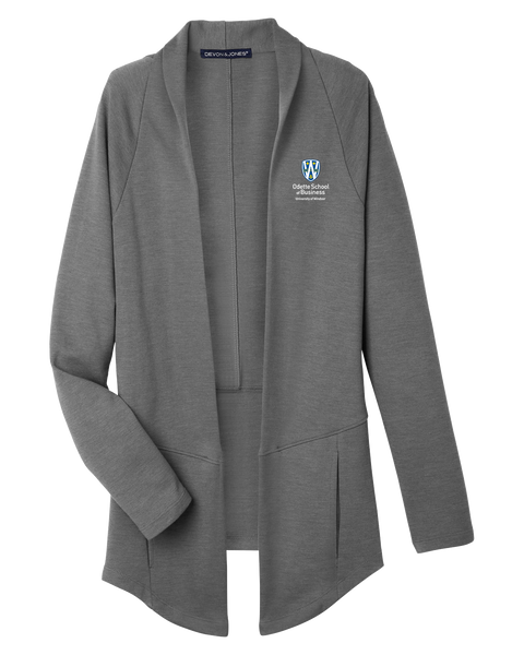 Odette Ladies' Charleston Cardigan with Embroidered Logo
