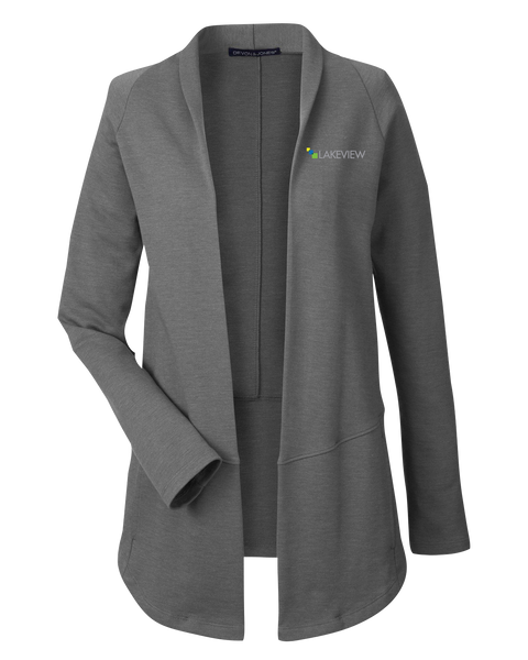 Lakeview Ladies' Charleston Cardigan with Embroidered Logo