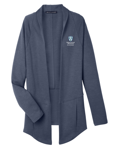 Odette Ladies' Charleston Cardigan with Embroidered Logo