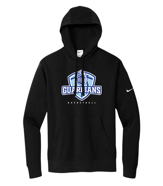 Lasalle Guardians Basketball Adult Nike® Fleece Pullover Hoodie Left Chest Embroidered Logo