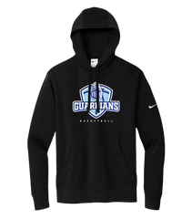 Lasalle Guardians Basketball Adult Nike® Fleece Pullover Hoodie Left Chest Embroidered Logo