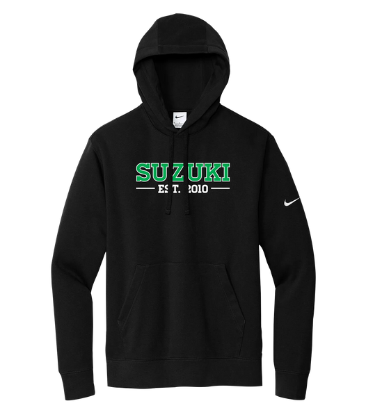 ADULT Suzuki Fleece Pull Over Hooded Sweatshirt with Printed Logo