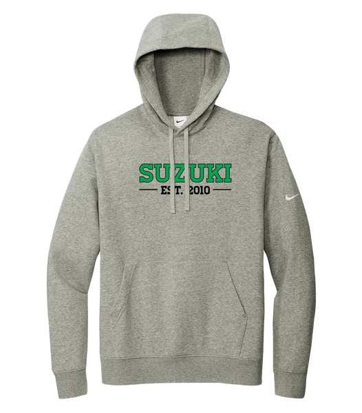 ADULT Suzuki Fleece Pull Over Hooded Sweatshirt with Printed Logo