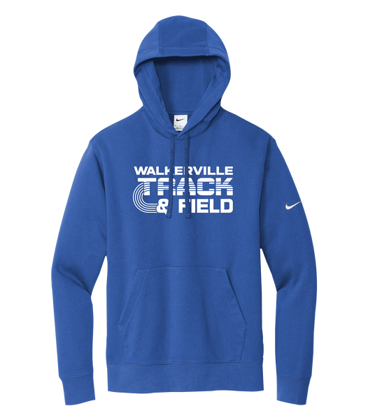 Walkerville Track & Field Adult Nike Fleece Pull Over Hooded Sweatshirt with Printed Logo