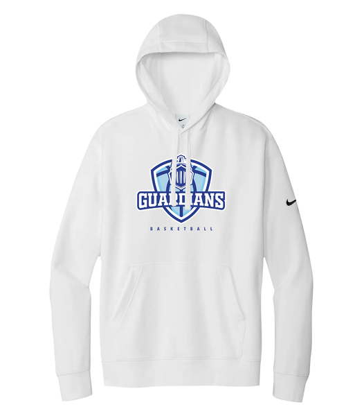 Lasalle Guardians Basketball Adult Nike® Fleece Pullover Hoodie Left Chest Embroidered Logo
