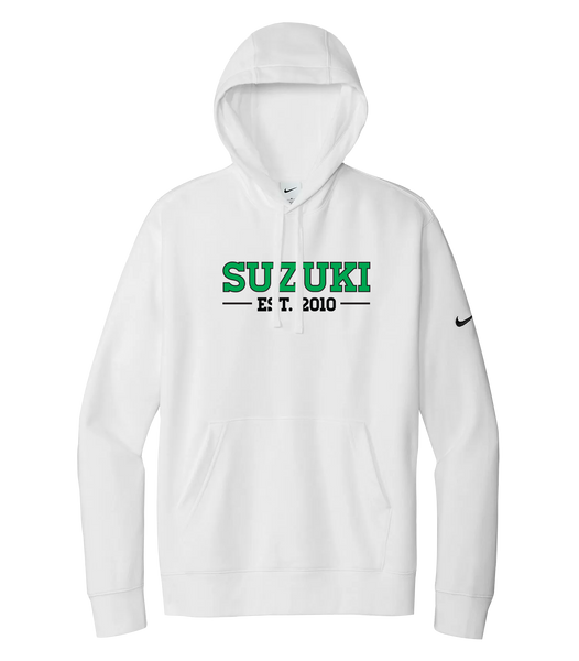 ADULT Suzuki Fleece Pull Over Hooded Sweatshirt with Printed Logo