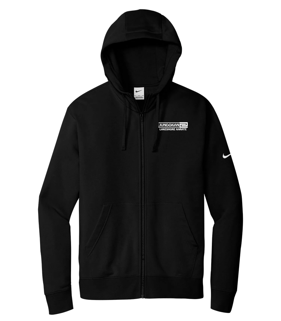 Lakeshore Karate Adult Nike® Fleece Full-Zip Hooded Sweater with Embroidered Logo