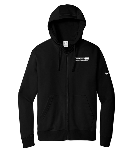 Lakeshore Karate Adult Nike® Fleece Full-Zip Hooded Sweater with Embroidered Logo