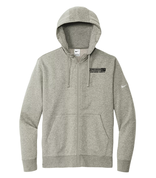 Lakeshore Karate Adult Nike® Fleece Full-Zip Hooded Sweater with Embroidered Logo