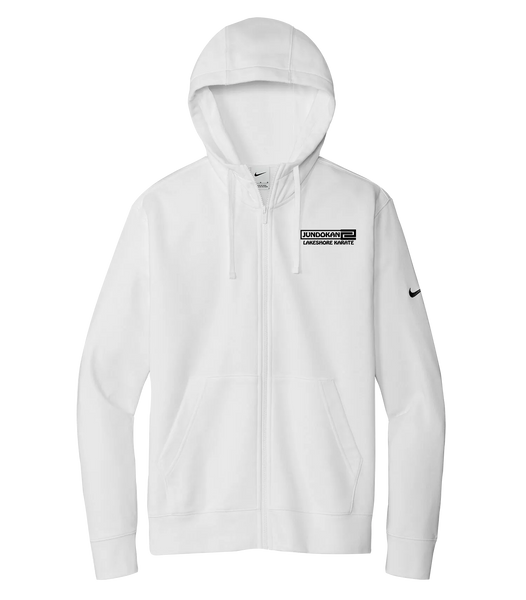 Lakeshore Karate Adult Nike® Fleece Full-Zip Hooded Sweater with Embroidered Logo