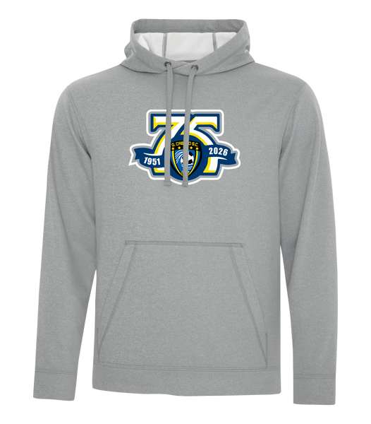 Caboto Soccer Club 75th Anniversary Adult Dri-Fit Hoodie with Printed Logo